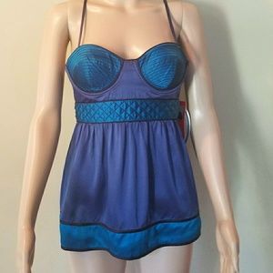 Proenza Schouler for Target, bustier silk top. S M